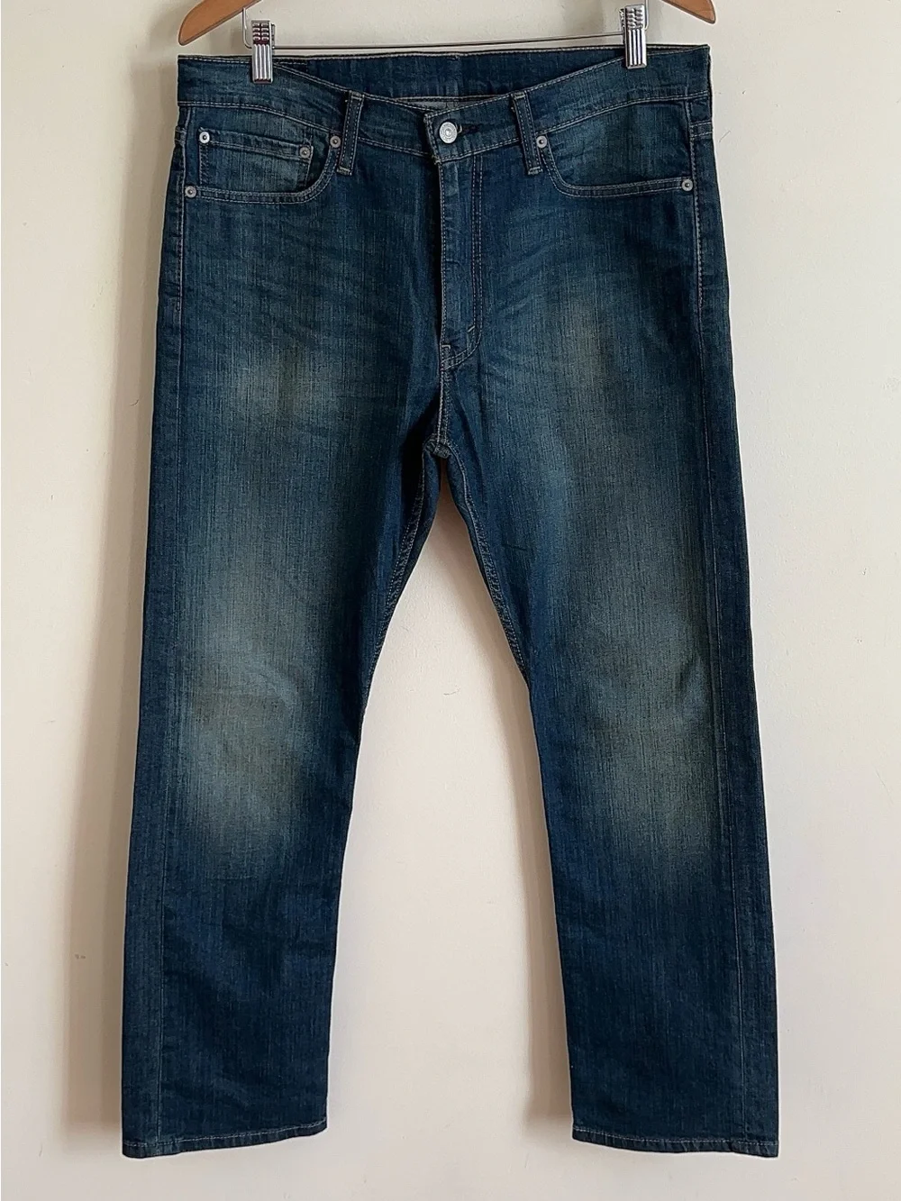 Levi’s 513 Men’s Jeans 34x30 Slim Straight Blue Denim Casual Everyday